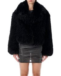 Stand Studio - Samara Fox Effect Faux Fur Jacket - Lyst