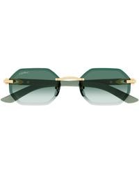 Cartier - Ct0439S Signature C De Sunglasses - Lyst