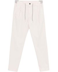 Eleventy - Tapered Trousers With Pleats - Lyst