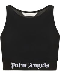 Palm Angels - Technical Fabric Crop Top - Lyst