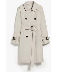 Max Mara The Cube - Titrench Double-breasted Trench Coat In Water-repellent Twill - Lyst