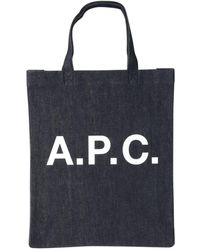A.P.C. - "Lou Mini" Tote Bag - Lyst