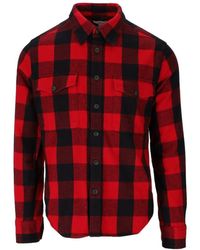 wool buffalo plaid shirt