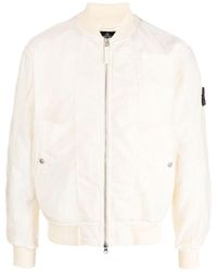 Stone Island Shadow Project - Organza Ripstop Bomber Jacket White - Lyst