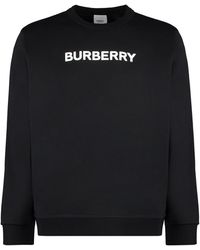 Burberry - Cotton Crew-Neck Sweatshirt - Lyst