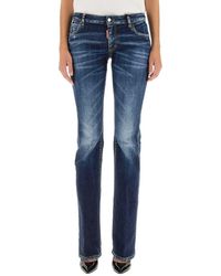 DSquared² - TWIGGY Flare Jeans - Lyst