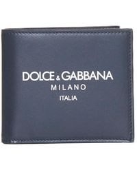 Dolce & Gabbana - Leather Flap-Over Wallet - Lyst