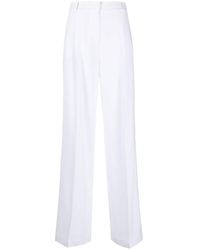 Michael Kors - Wide Leg Tailored Trousers - Lyst