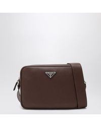 Prada - Burnt Crossbody Bag - Lyst