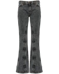 Y. Project - Evergreen Hook And Eye Slim Denim Jeans - Lyst