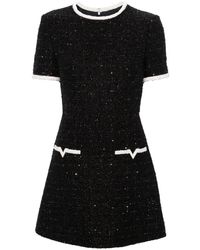 Valentino - Tweed Mini Dress - Lyst