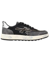 Premiata - Low-Top Sneakers With Mixed Materials - Lyst