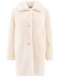 B&W - Reversibile Shearling Coat - Lyst