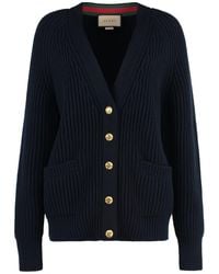 Gucci - Wool And Cashmere Cardigan - Lyst