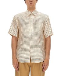 Lanvin - Shirt With Floral Pattern - Lyst