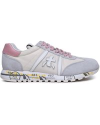 Premiata - 'lucyd' Multicolor Leather And Nylon Sneakers - Lyst