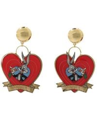 Moschino Earrings and ear cuffs Women | Online Sale up to 52% off Lyst