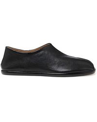 Maison Margiela - Black Leather Tabi Babouche Boots - Lyst