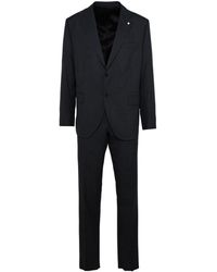 Luigi Bianchi - Gray Virgin Wool Suit - Lyst