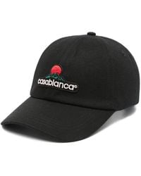 CASABLANCA - Montagne Embroidered Patch Cap - Lyst