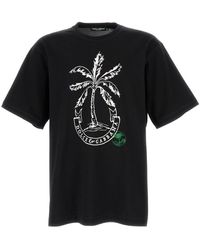 Dolce & Gabbana - T-Shirt With Banana Tree Print - Lyst