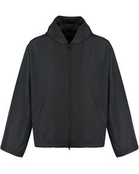 Balenciaga - Technical Fabric Hooded Full-zip Jacket - Lyst