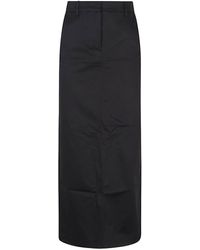 Liviana Conti - Cotton Long Pencil Skirt - Lyst