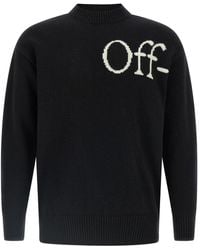 Off-White c/o Virgil Abloh - 'Bookish Shared Knit' Sweater - Lyst