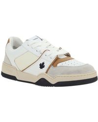 DSquared² - Spiker Leather Sneakers - Lyst