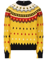 3 MONCLER GRENOBLE - Wool & Alpaca-blend Crewneck Sweater - Lyst