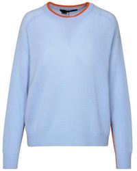 360cashmere - 'claude' Light Blue Cashmere Sweater - Lyst