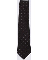 ZEGNA - Cravatte Marrone - Lyst