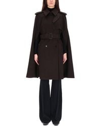 Burberry - "belmont" Trench Coat Cape - Lyst