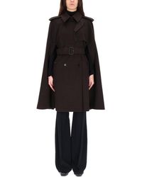 Burberry - "belmont" Trench Coat Cape - Lyst