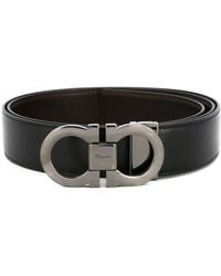 Ferragamo - Reversible Gancini Belt - Lyst