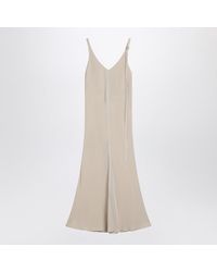 Sportmax - Ivory Dress With Adjustable Strap - Lyst