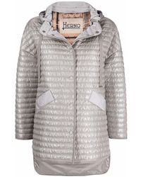 Herno Coats Grey