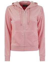 Juicy Couture - Velvet Hoodie - Lyst