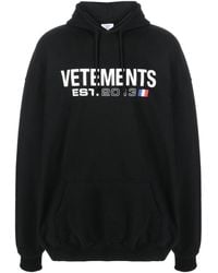 Vetements Blue Campaign Hoodie for Men | Lyst