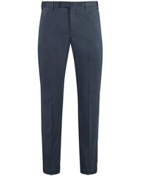 PT01 - Stretch Cotton Trousers - Lyst