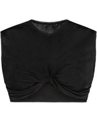 Anna October - Technical Fabric Crop Top - Lyst