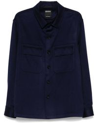 ZEGNA - Oasi Cashmere Overshirt - Lyst