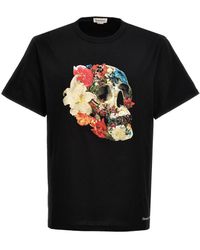 Alexander McQueen - Multicolour Cotton T-Shirt - Lyst