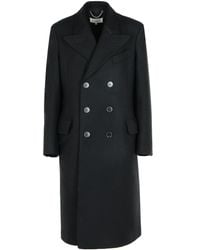 Maison Margiela - Virgin Wool Coat - Lyst