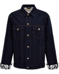 Burberry - Denim Jacket Casual Jackets, Parka - Lyst