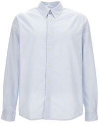 A.P.C. - Shirt With Striped Pattern - Lyst