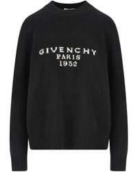 Givenchy - Wool And Cashmere Pullover With Paris 1952 - Lyst