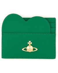 Vivienne Westwood - Card Holder With Orb Embroidery - Lyst