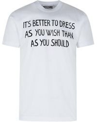 Moschino - T-Shirt With Print - Lyst