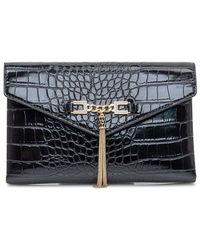 Elisabetta Franchi - Clutch Bag Crocodile Effect - Lyst
